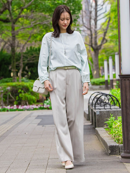 【カタログ掲載】クラシックポリリネンヘリンボンパンツ