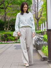 【カタログ掲載】クラシックポリリネンヘリンボンパンツ