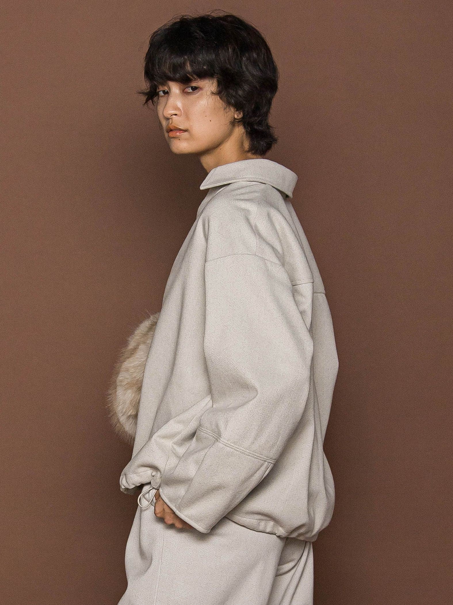 【楽・美・軽】スキッパーブラウス≪手洗い可能≫