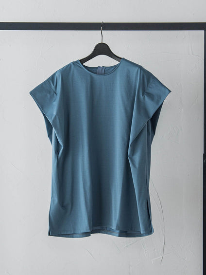 【WEB限定】タックデザインカットソー ≪接触冷感／洗濯機OK≫