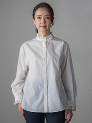 【大きいサイズ】ネックフリルブラウス