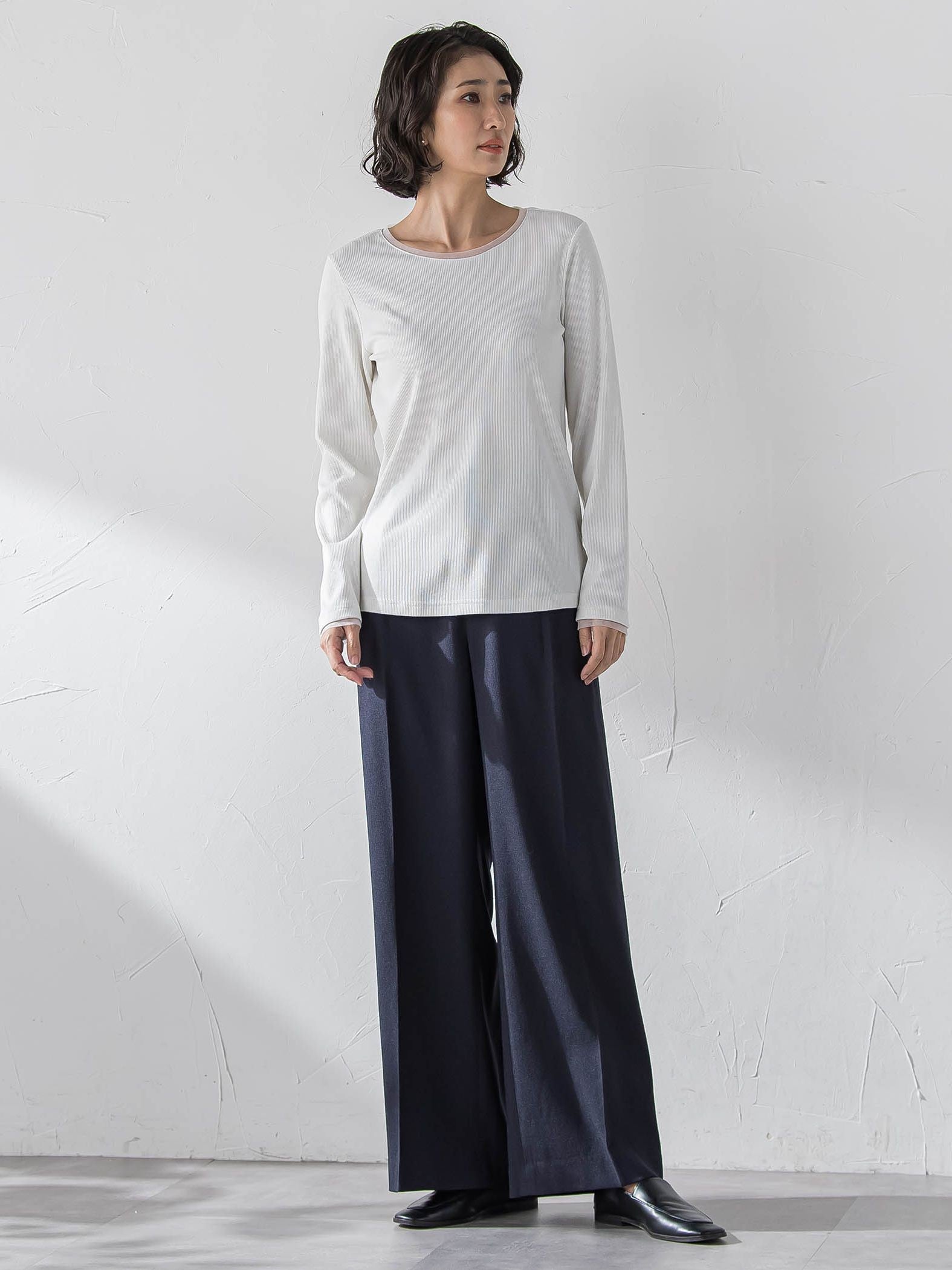 ラメテレコカットソー