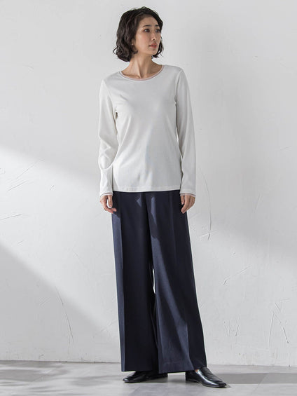 ラメテレコカットソー