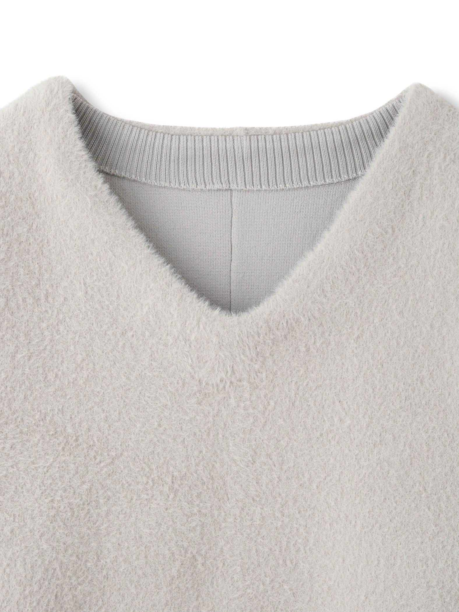 フェレットタッチWフェイスボクシーニット≪手洗い可能≫