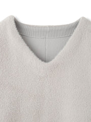 フェレットタッチWフェイスボクシーニット≪手洗い可能≫