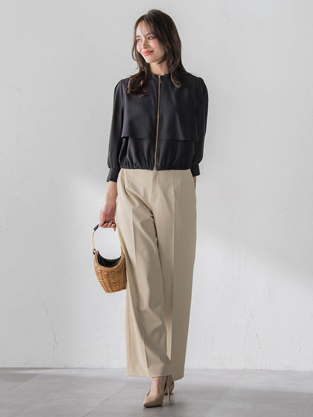 美シルエットワイドパンツ