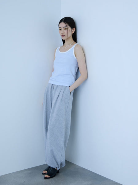 バイカラーパイピングタンクトップ