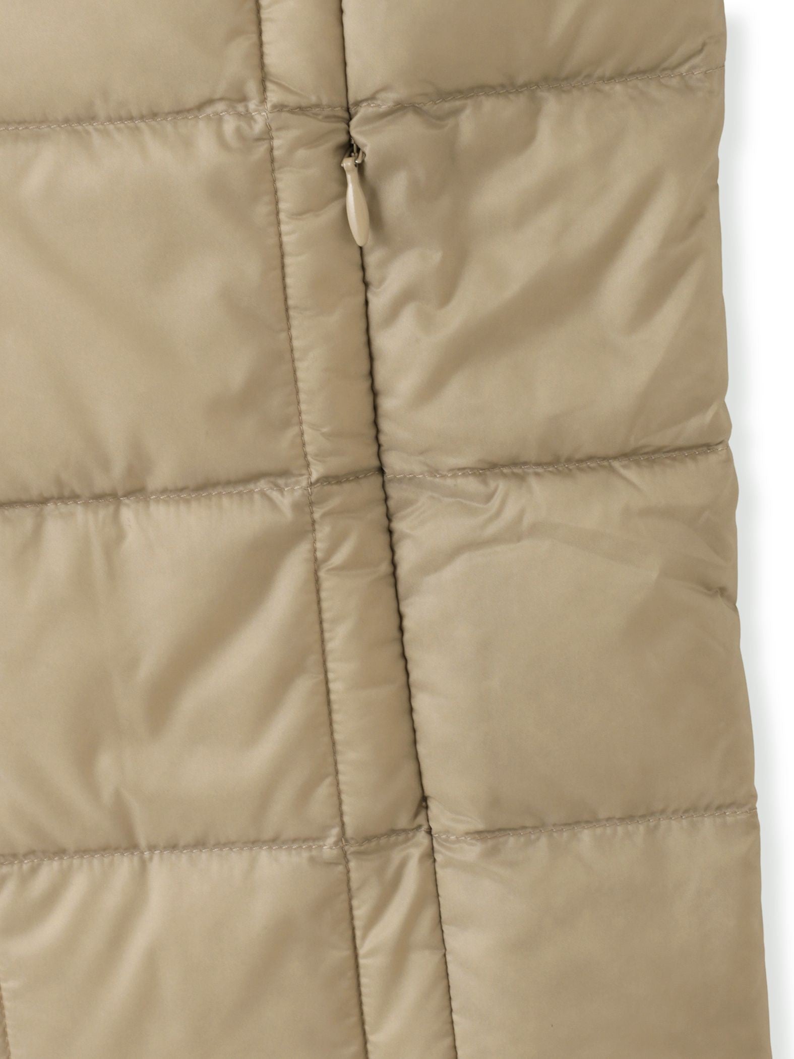 【TAION】ベーシッククルーネックボタン インナーダウンベスト