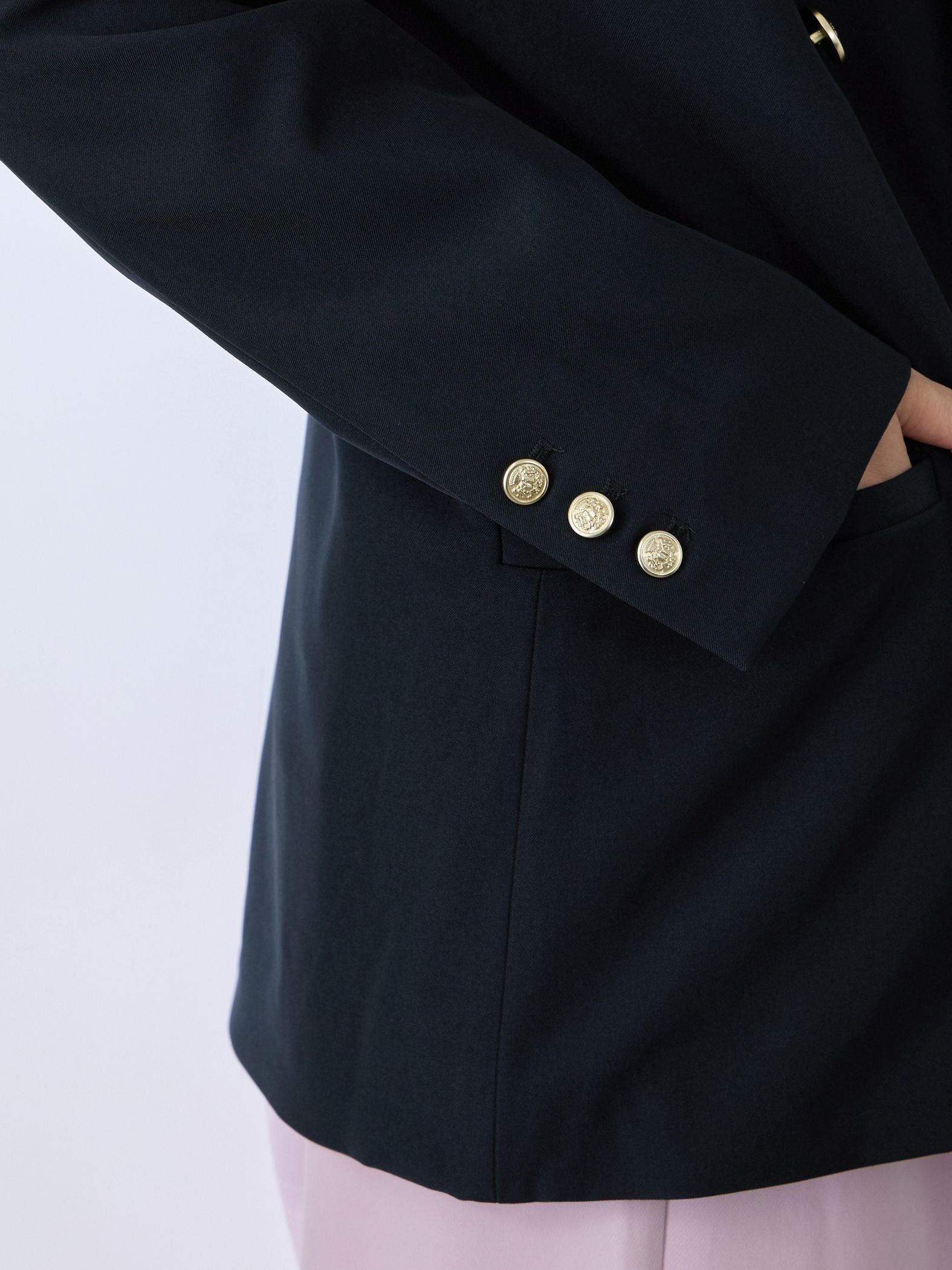 ストレッチツイルダブルボタンテーラードジャケット