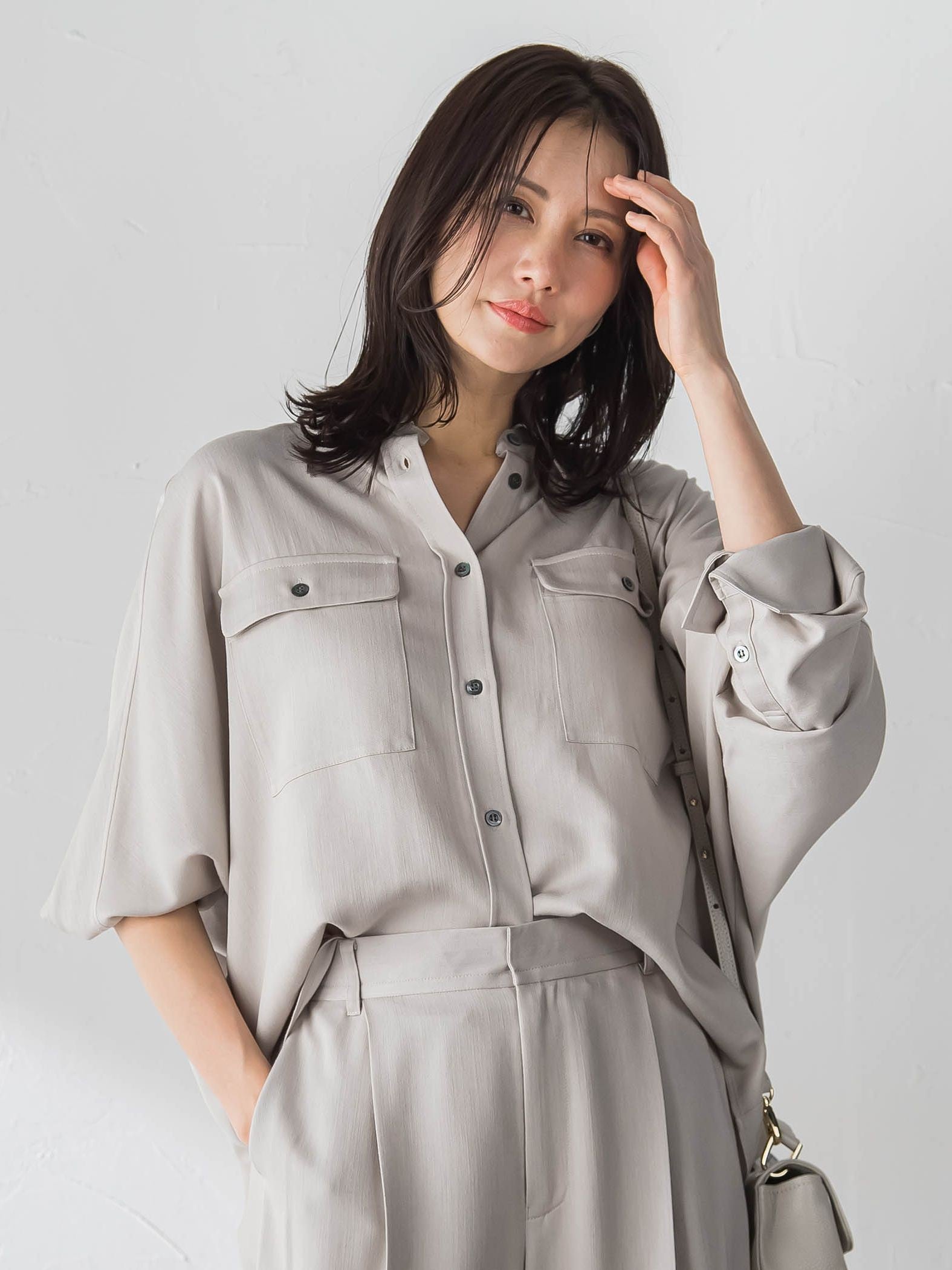 Beauty Denimブラウス≪洗濯機で洗える≫