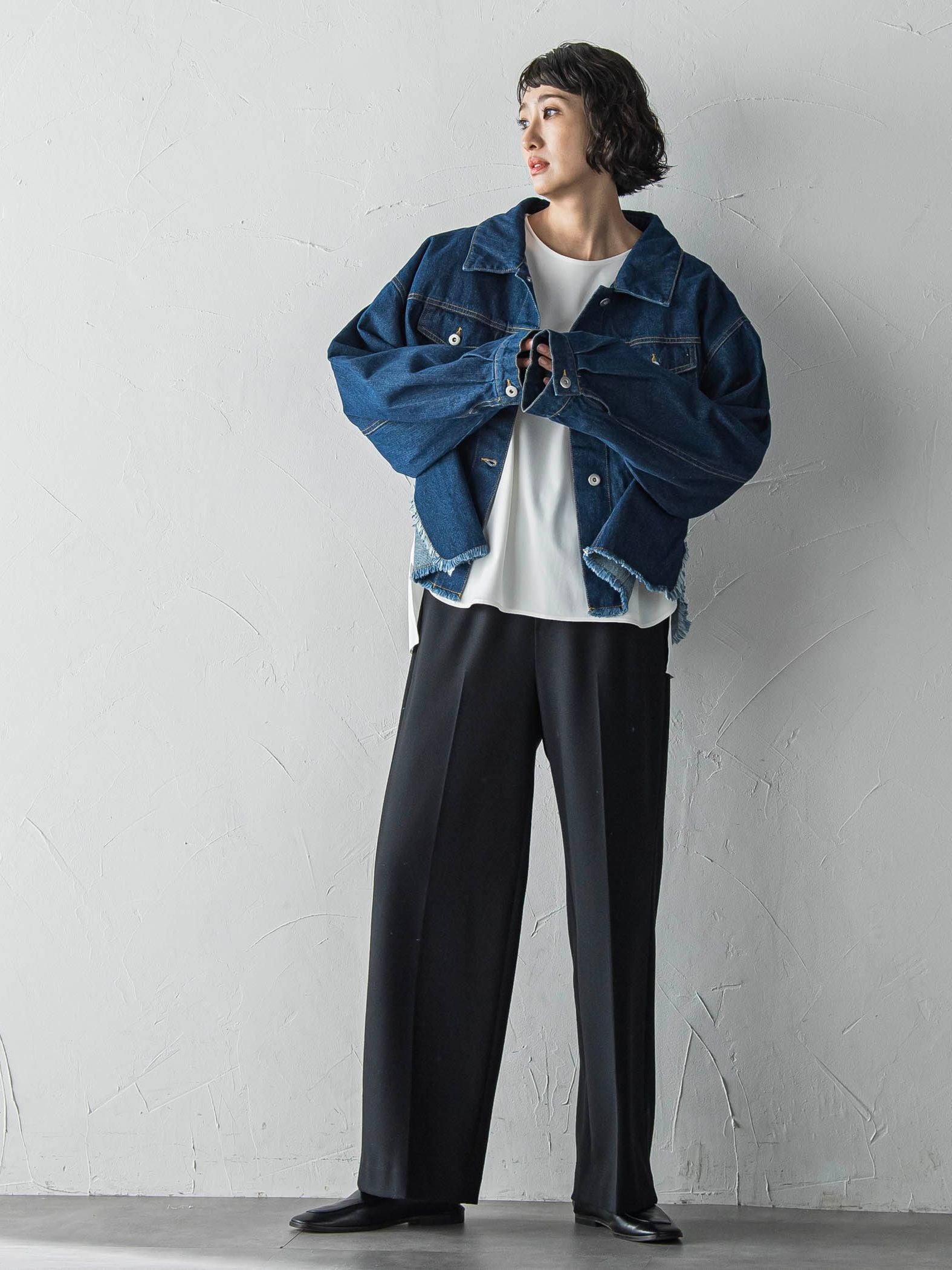 【biyori】”抜け感シルエットでこなれ感”オトナGジャン≪手洗い可能≫