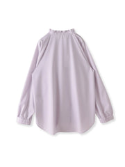 【大きいサイズ】ドレープブロードストレッチブラウス