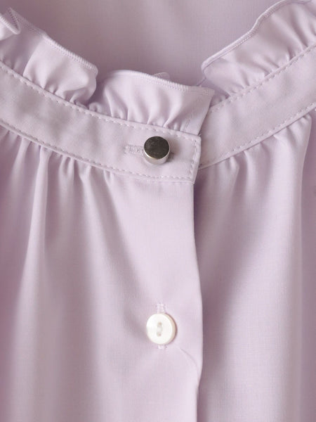 【大きいサイズ】ドレープブロードストレッチブラウス