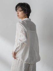 ラスターラミーカルゼバックドロストヘムシャツ