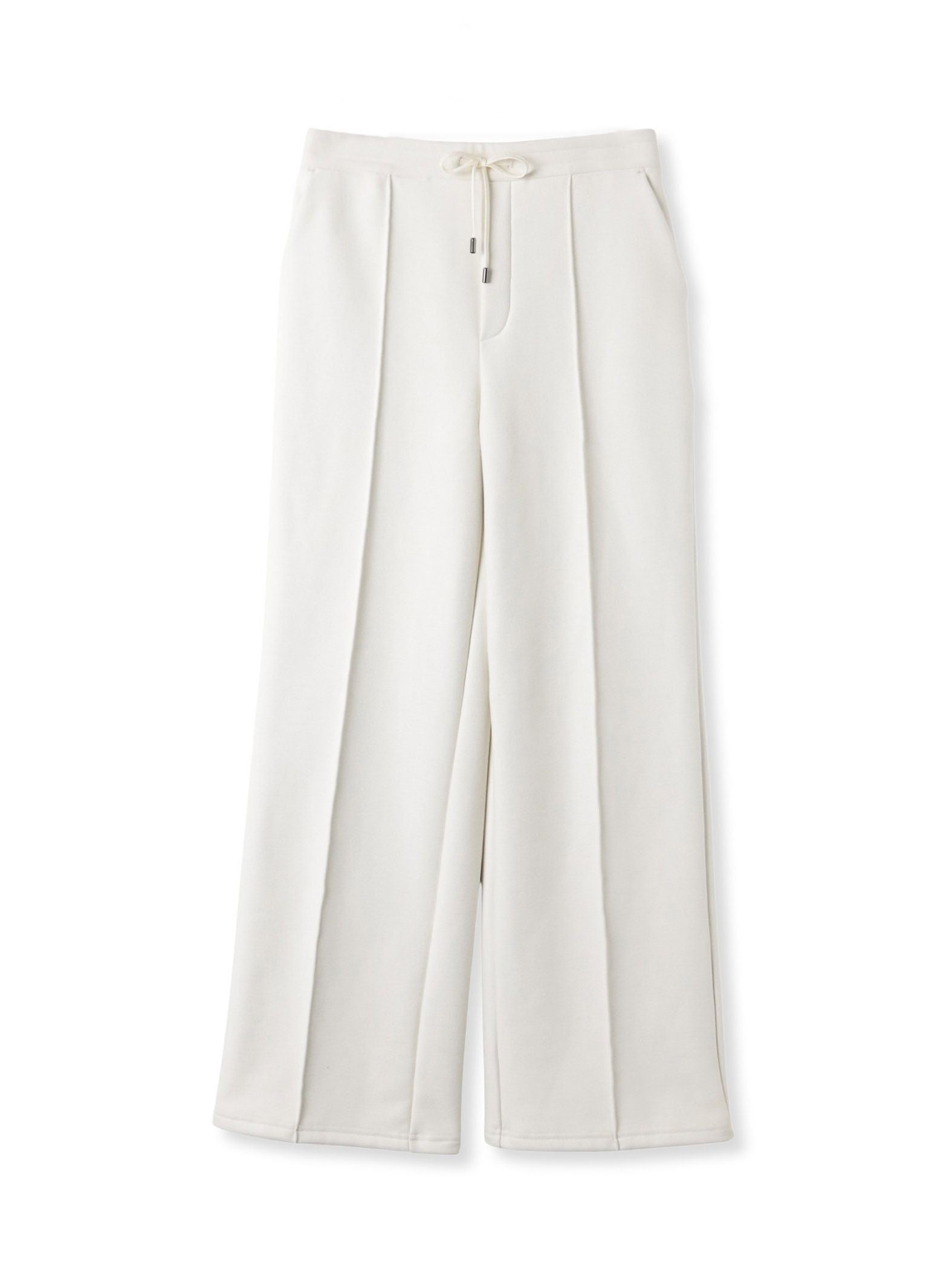 【WEB限定/新色追加】”楽暖”裏起毛ワイドパンツ≪洗濯機で洗える≫