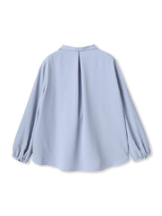 バックサテンブラウス