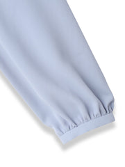 バックサテンブラウス