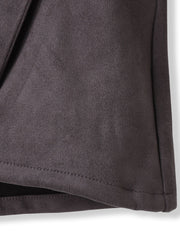 【WEB限定】マシュマロスウェードノーカラーブルゾン≪手洗い可能≫