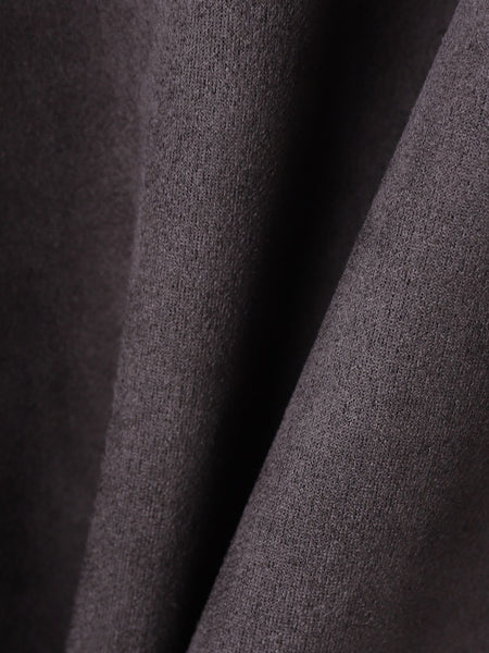 【WEB限定】マシュマロスウェードノーカラーブルゾン≪手洗い可能≫