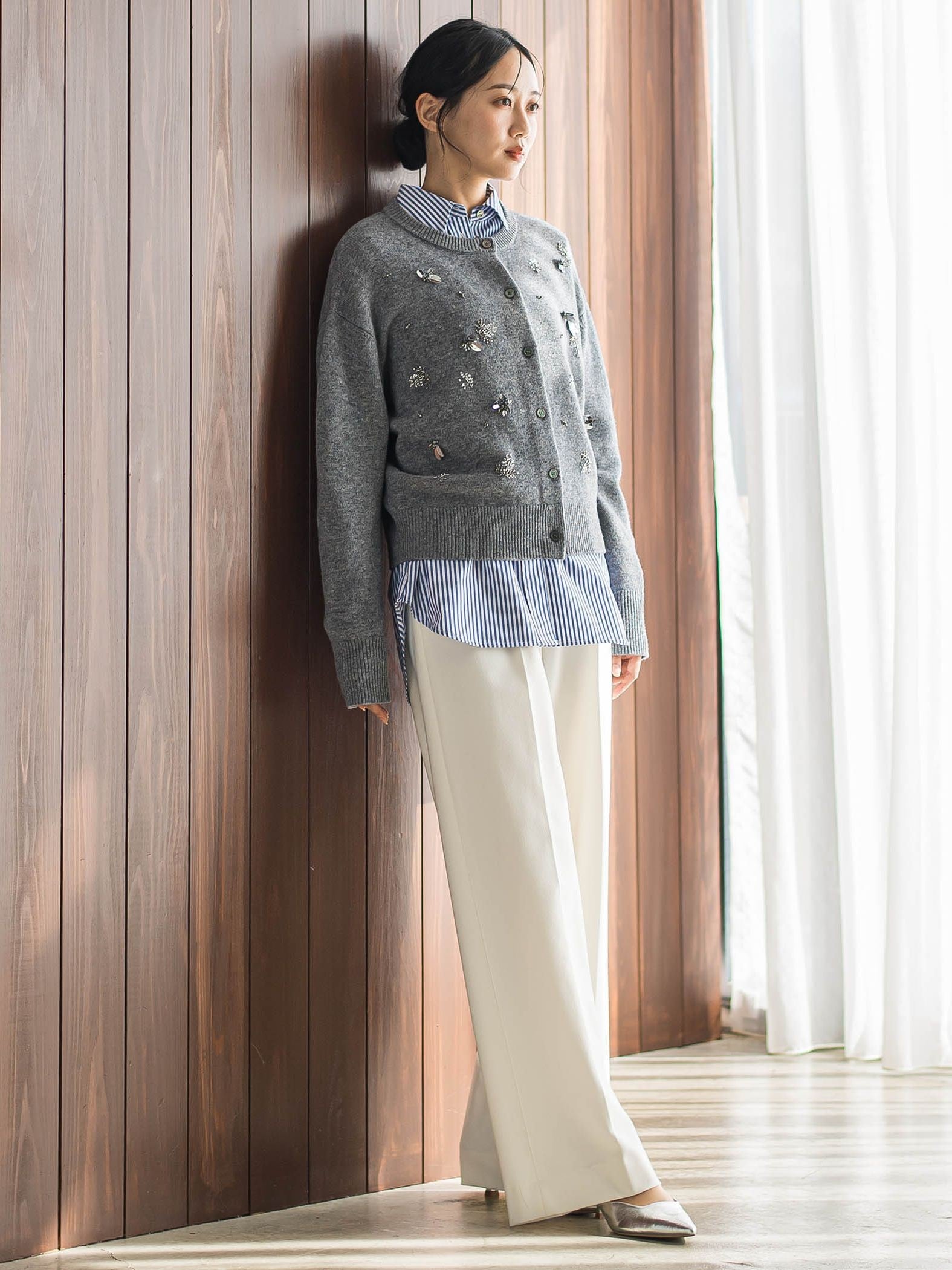 【新色追加】両面起毛ストレッチパンツ≪洗濯機で洗える≫