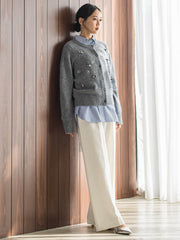 【新色追加】両面起毛ストレッチパンツ≪洗濯機で洗える≫