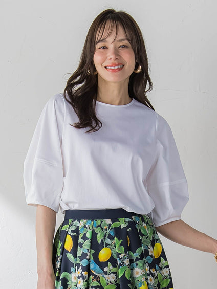 ランタンスリーブカットソー