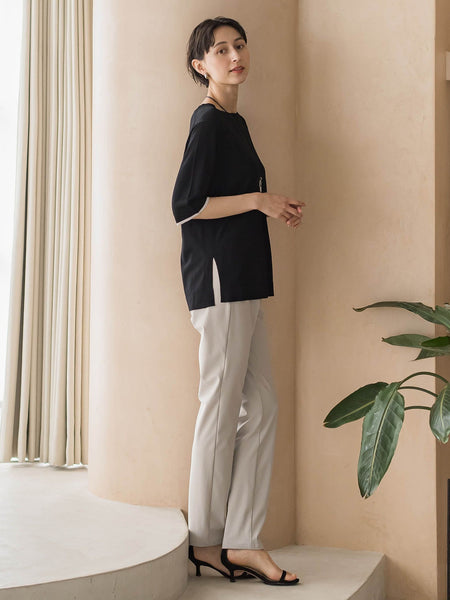【大きいサイズ/新色追加】Tシャツニット