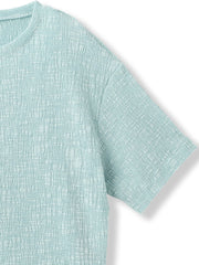 Recycle Slub BluseクロップドTシャツ