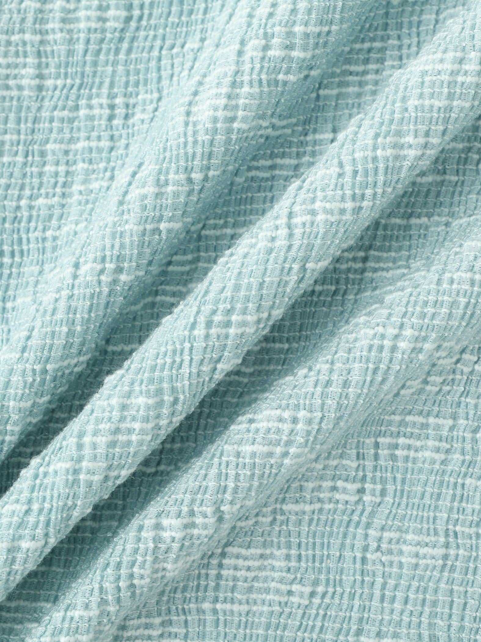 Recycle Slub BluseクロップドTシャツ