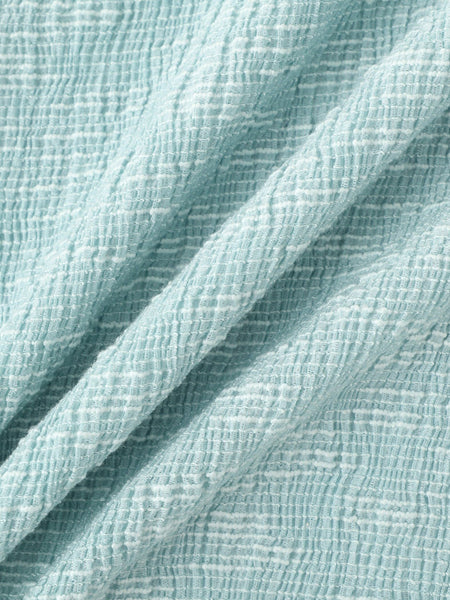 Recycle Slub BluseクロップドTシャツ