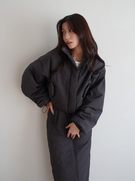［SET］Padded Blouson×Skirt Setup≪手洗い可能≫
