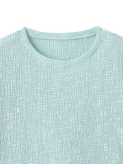 Recycle Slub BluseクロップドTシャツ