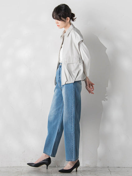 【WEB&一部店舗限定】合成皮革ブルゾン