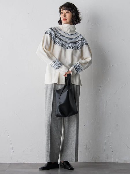 フェアアイル柄ニット