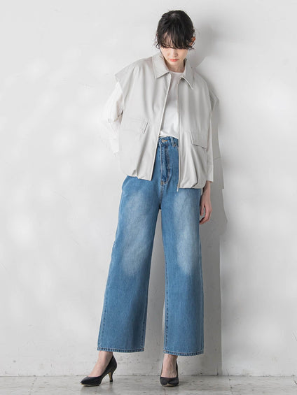 【WEB&一部店舗限定】合成皮革ブルゾン