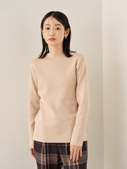 ハイネック総針ニットプルオーバー≪手洗い可能≫