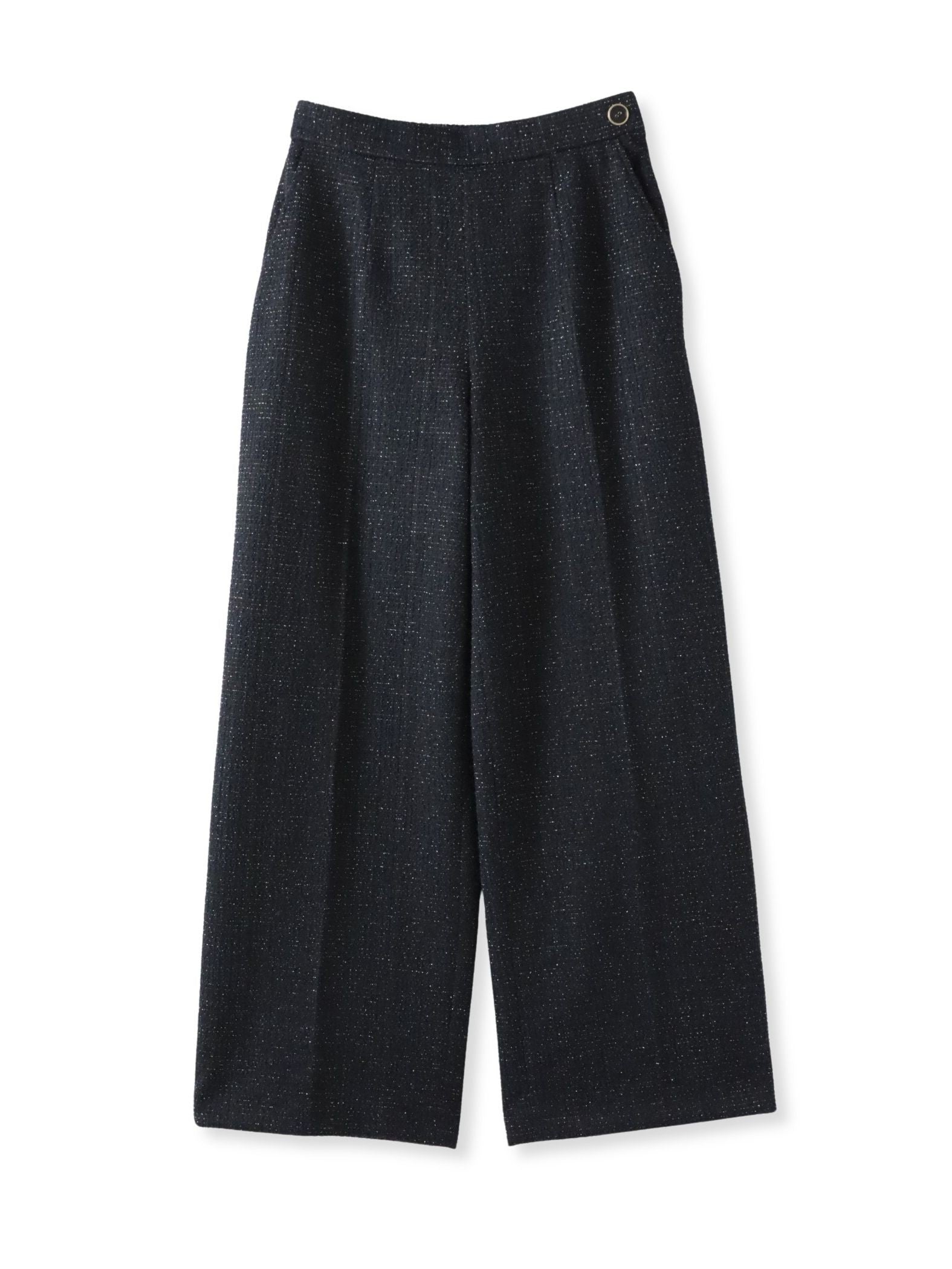 ツイードラメワイドパンツ