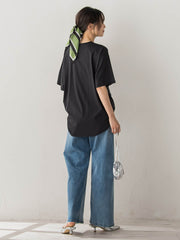 チュール重ねフォトTシャツ