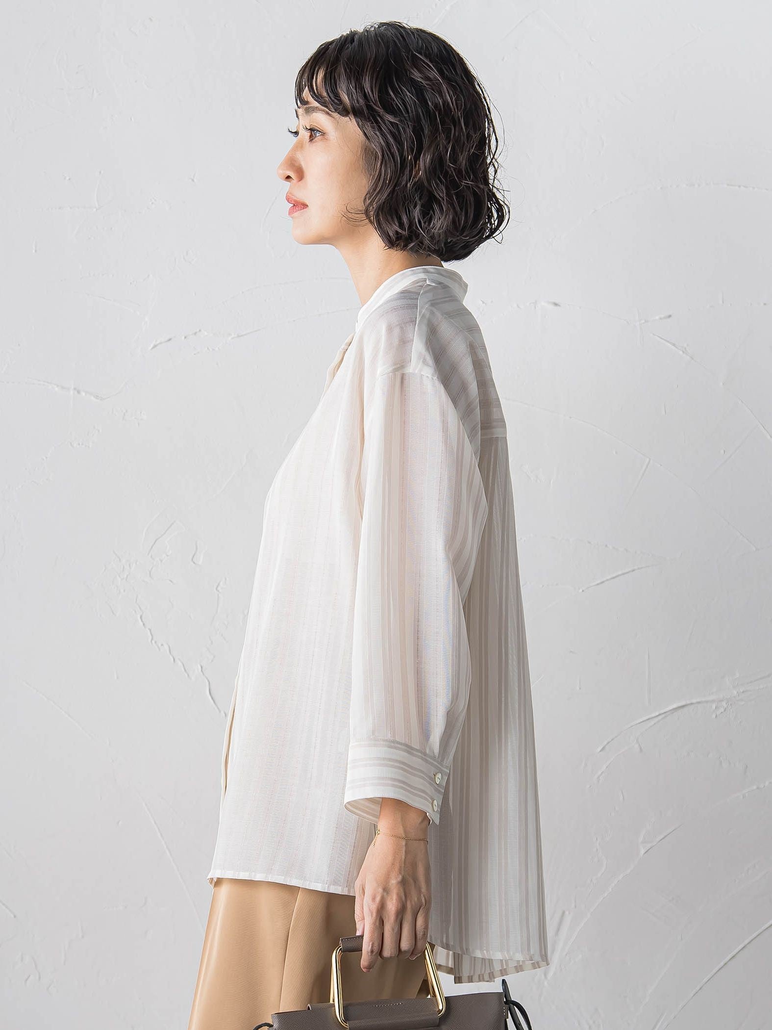 【大きいサイズ】【受注会限定】マルチパターンブラウス