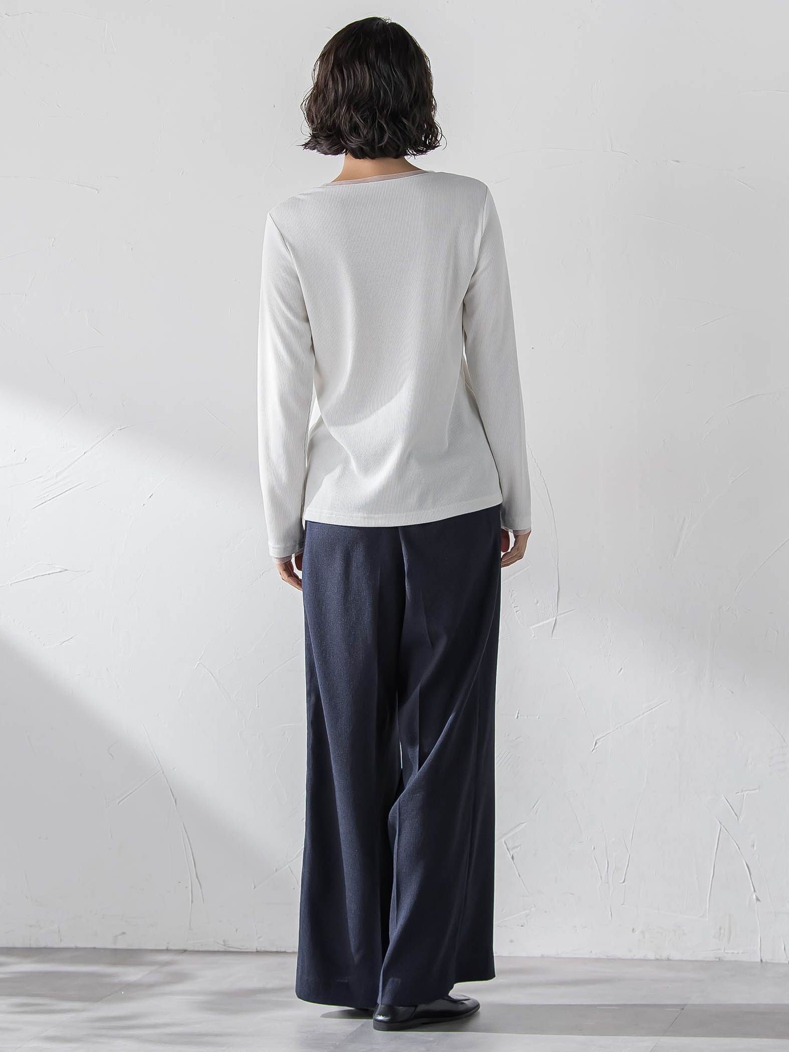 ラメテレコカットソー