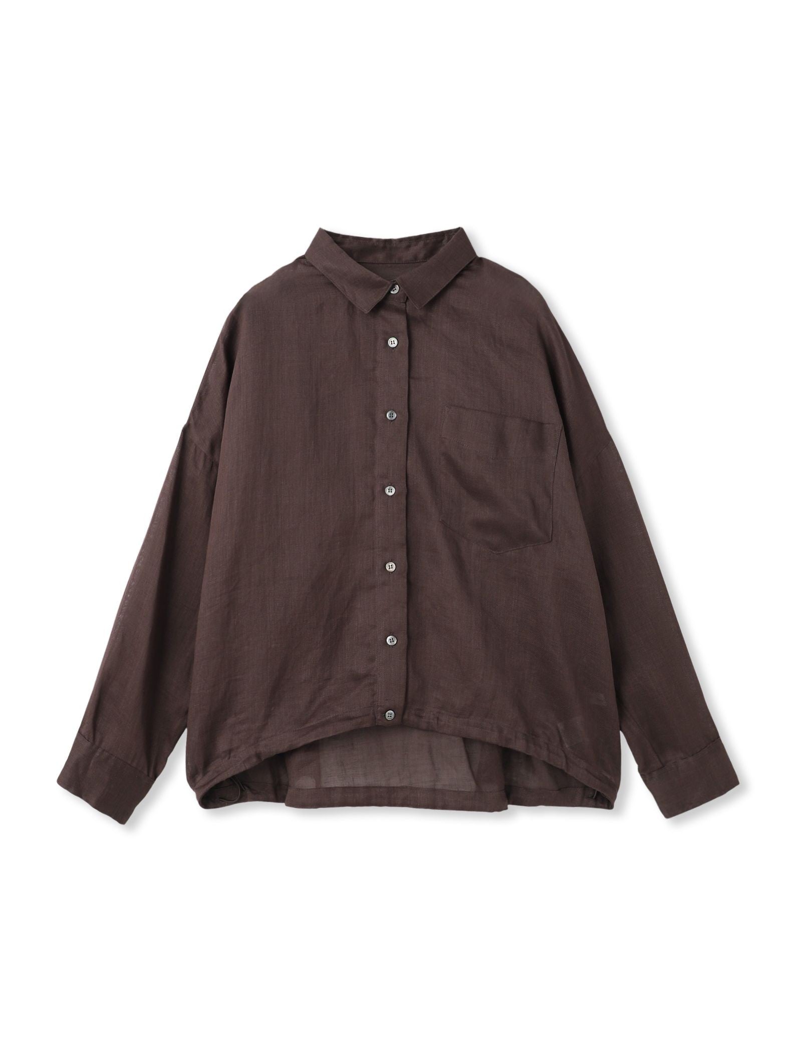 ラスターラミーカルゼバックドロストヘムシャツ