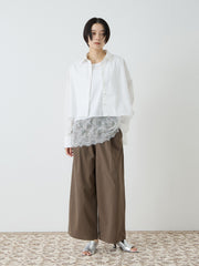 バックロング フォルムシャツ