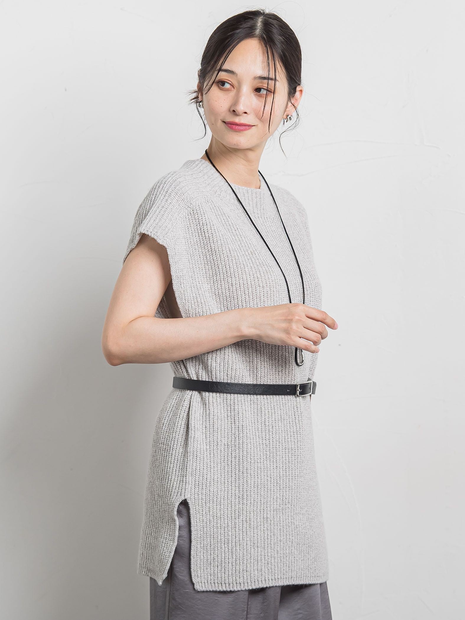【WEB限定】ホールガーメントニットベスト