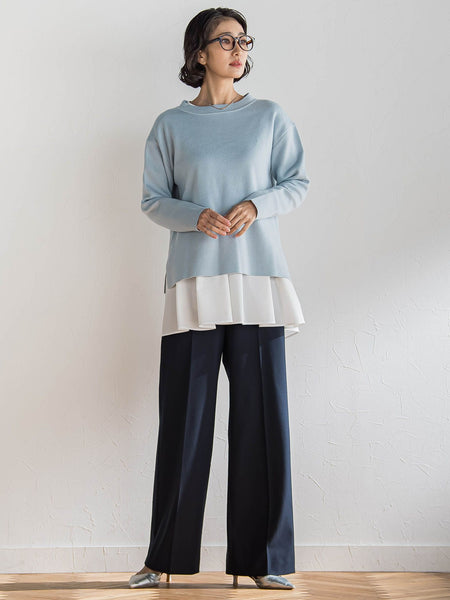 【大きいサイズ】ペプラムカットソー