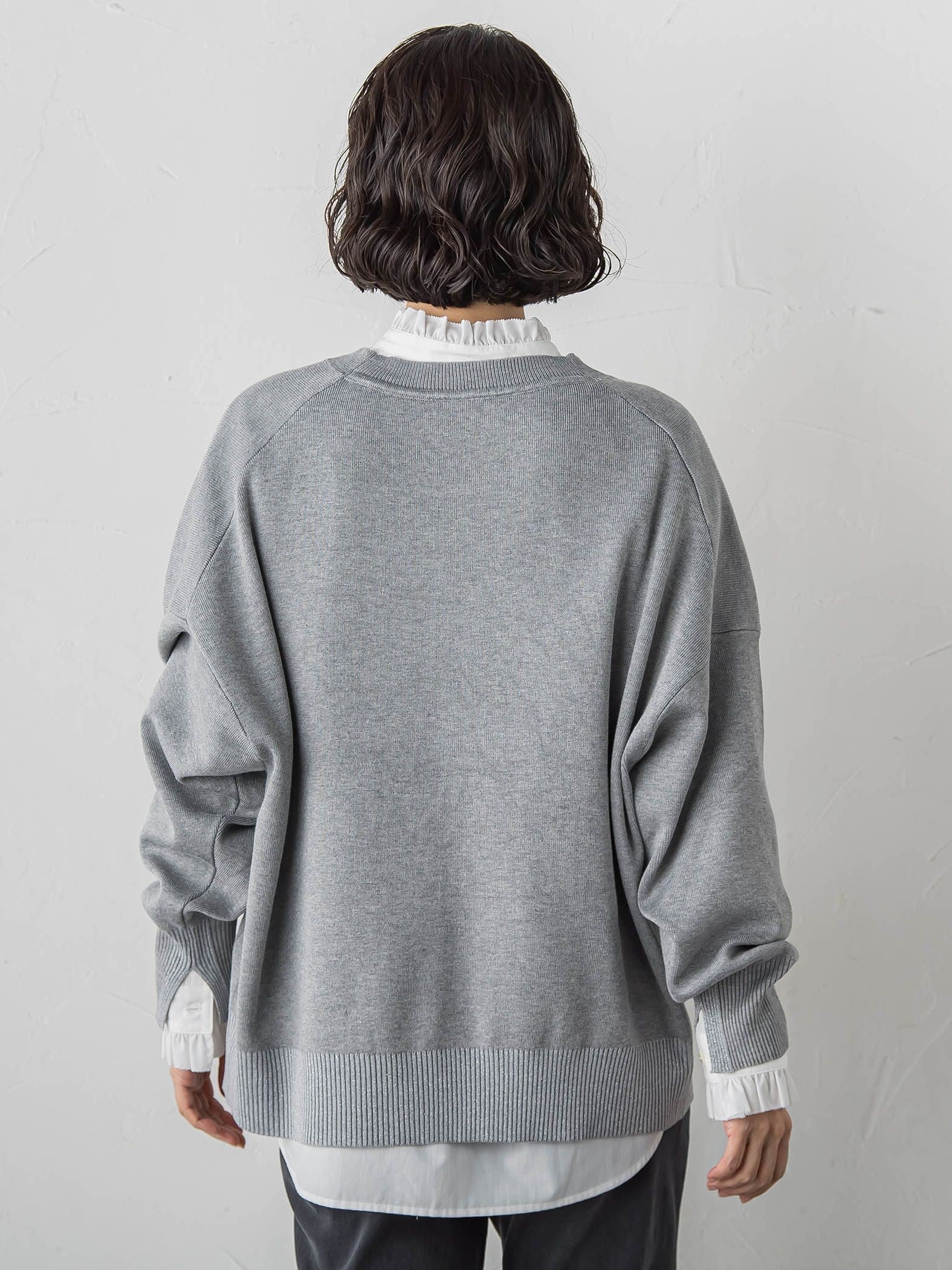 【WEB限定】”3コーデが叶う2点セット”ニット×シャツ