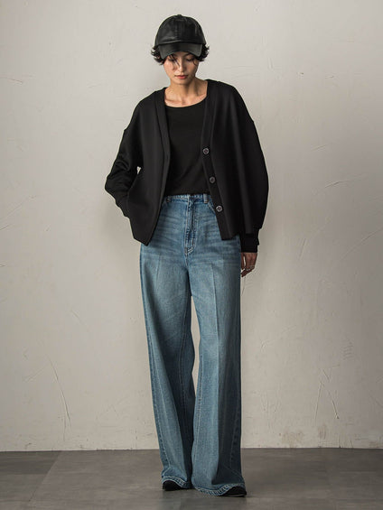 ベロアカフスロングTシャツ