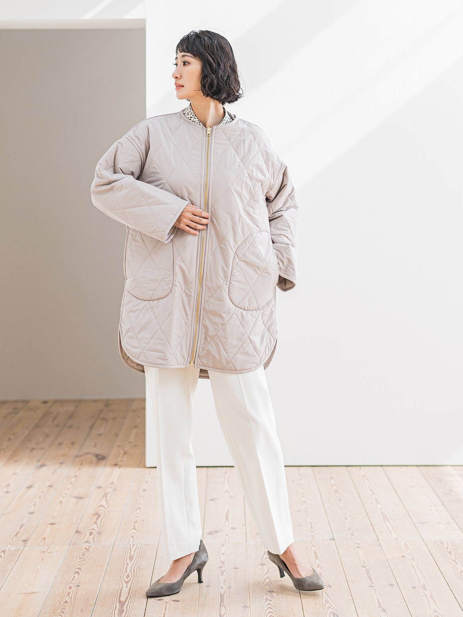 ピクシエスタストレートパンツ≪洗濯機で洗える≫