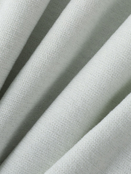 Vネックラメガーターニットプルオーバー≪手洗い可能≫