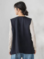 ストレッチツイルジレ≪手洗い可能≫