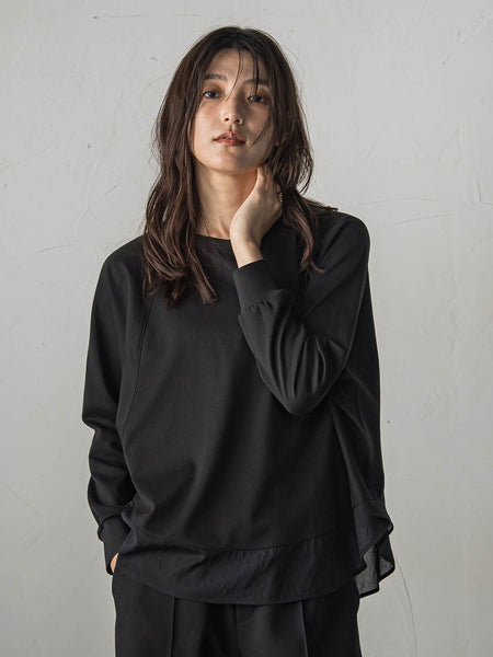 ポンチローマラウンドヘムドッキングプルオーバー